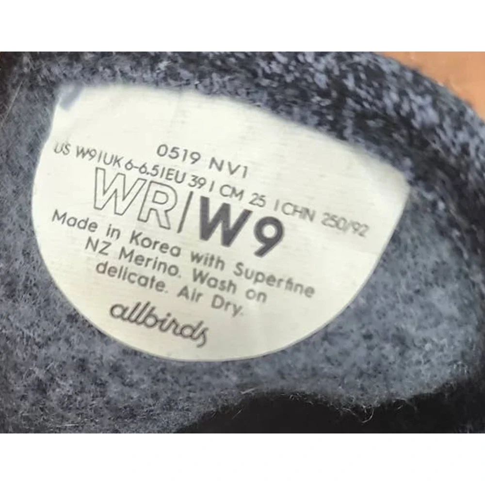 Allbirds Wool‎ Runner Blue Womens 9